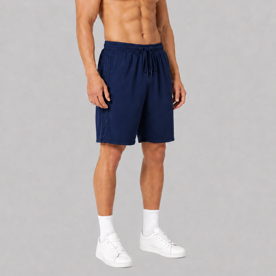 Men Solid Regular Fit Shorts