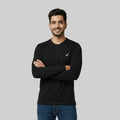 Men Solid Long Sleeve Henley Premium T-Shirt