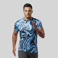 Men gym printed Crew Neck T-shirt