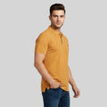 Men Solid Half Sleeve Polo T-shirt