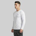 Men Solid Full Sleeve Regular Fit T-Shirt