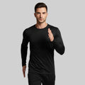 Men Solid Full Sleeve Regular Fit T-Shirt