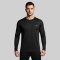 Men Solid Full Sleeve Regular Fit T-Shirt
