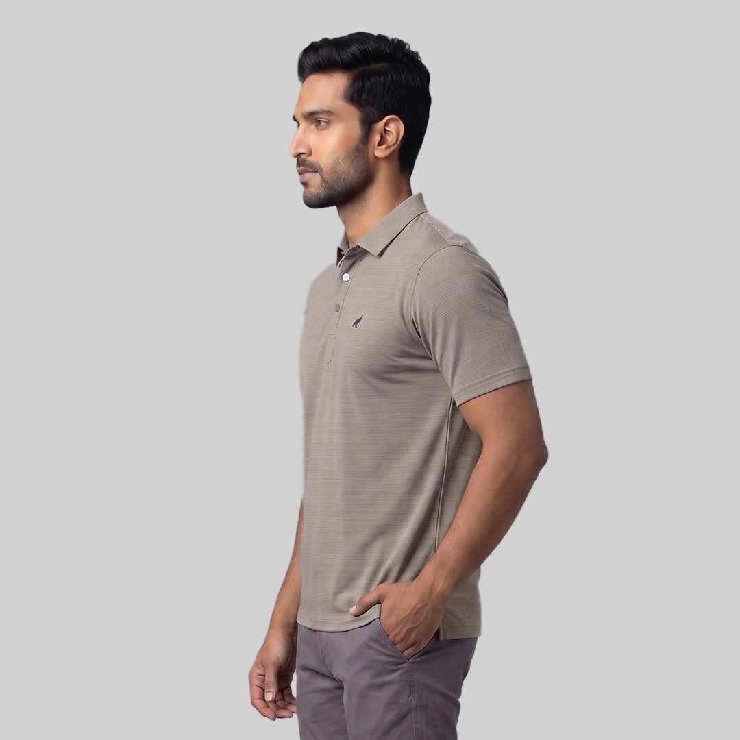 Cedrafil Men's Performance Polo T-Shirt | Premium Nylon blend | Regular Fit | Casual, Sports & Office Wear