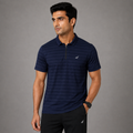 Men’s Striped Polo T-Shirt – Regular Fit Half Sleeve Collared T-Shirt for Casual, Sports & Everyday Wear | Cedrafil