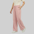 Women High Waist Palazzo Pants Straight Fit Stretch Breathable Casual Wear
