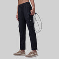 Women’s Solid Straight Fit Cargo Trackpants