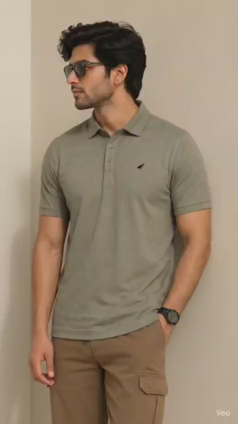 Men's Jacquard Polo T-Shirt | Premium Micro Polyester | Regular Fit | Breathable | Dry Fit Technology | Half Sleeve | Casual & Sports Wear